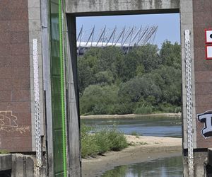 Niski stan wody w Wiśle