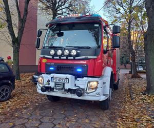 Zgłoszenie o pożarze na Dąbrowskiego w Lesznie. Pożaru nie było