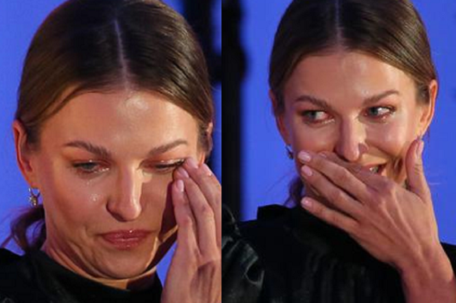 Anna Lewandowska zalała się łzami