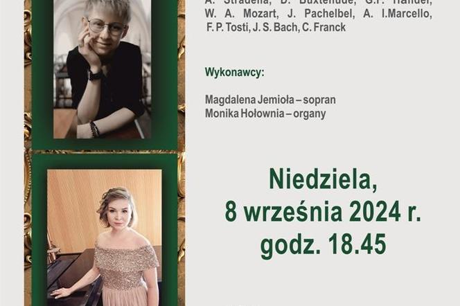 Wieczory Muzyczne w Kościele Pobrygidkowskim - plakat koncertu