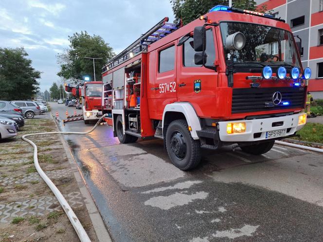 Pożar mieszkania w Woli (pow. pszczyński)