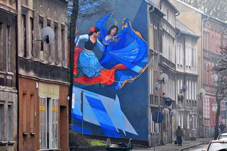 Romane Dyvesa - mural na ul. Drzymały