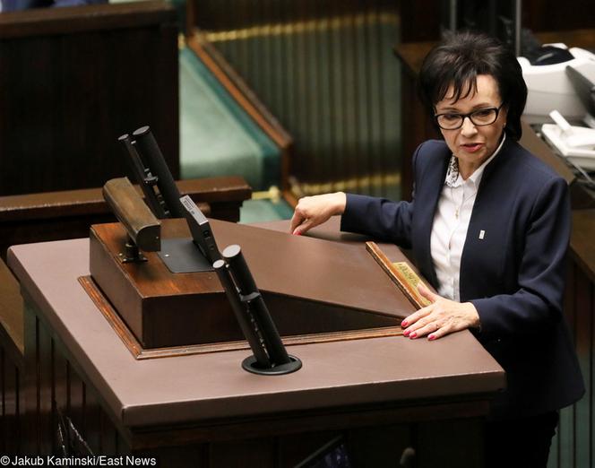 Pożegnanie Marka Kuchcińskiego i powitanie Elżbiety Witek