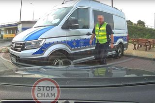 Niebezpieczna sytuacja na drodze ekspresowej S5 w Białych Błotach (woj. kujawsko-pomorskie)