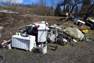 Zobaczyła płąnące piekło i straciła głos