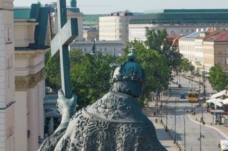 Tak wygląda pomnik  króla Zygmunta III Wazy. Co za widok!