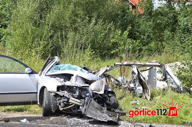 Śmiertelny karambol w Łęce [ZDJĘCIA]