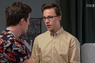 Barwy szczęścia, odcinek 1936. Kajtek (Jakub Dmochowski), Justin (Jasper Sołtysiewicz)