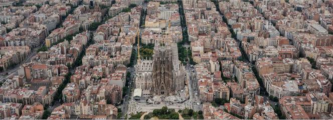 Sagrada Familia widziana z drona