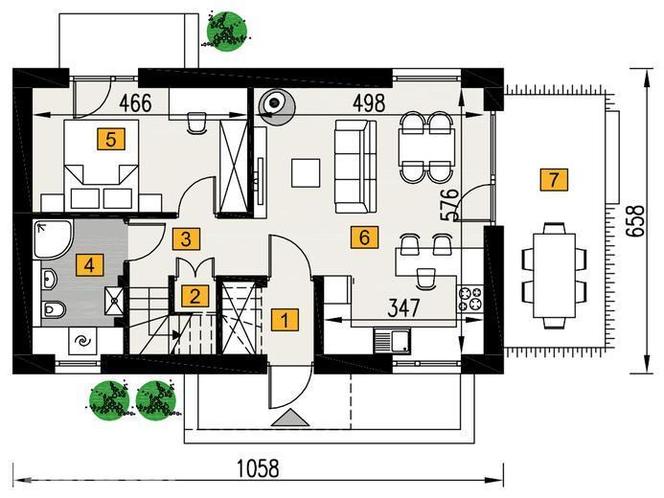 Dom do 70m2 bez pozwolenia - zdjęcia. Zobacz najlepsze projekty z kolekcji Muratora