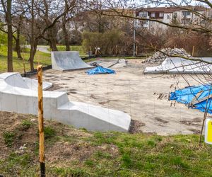 Budowa skateparku do jazdy na deskorolce, park im. Romana Kozłowskiego