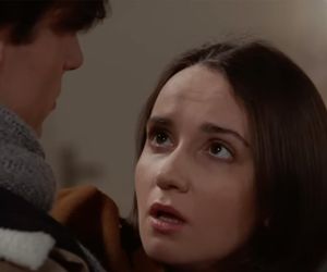 Pierwsza miłość odc. 3995 kulisy serialu: Krystian (Patryk Pniewski), Melka (Ewa Jakubowicz) 