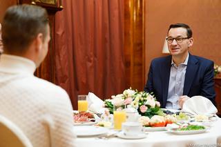 Łukasz Piszczek na śniadaniu z premierem