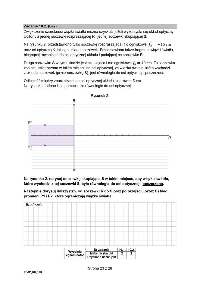 Matura 2024 fizyka rozszerzona - arkusze CKE formuła 2015  