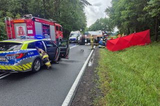 Tragiczny wypadek na DK 25 w Stołcznie. Nie żyje 17-latka, pięć osób rannych [ZDJĘCIA]