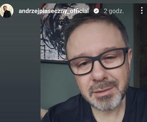 Andrzej Piaseczny zdjął opatrunek z oczu