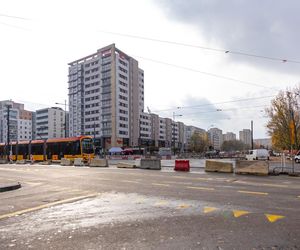 Budowa tramwaju na Stegny w Warszawie