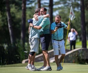 Tak Jerzy Dudek uczcił wygraną w golfie