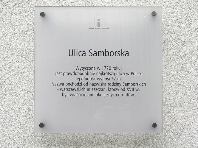 Ulica Samborska w Warszawie 