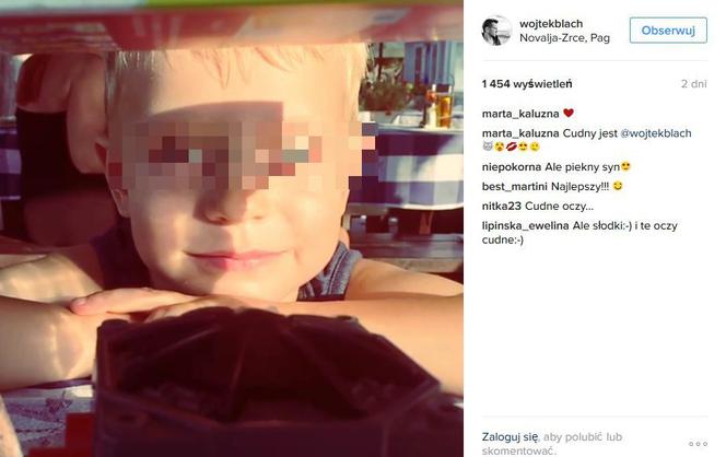 Wojciech Błach pokazał syna Bruna