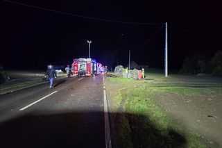 Tragiczny wypadek pod Golubiem-Dobrzyniem! Zginęła jedna osoba