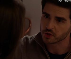 	Pierwsza miłość odc. 4032. Kacper (Damian Kulec), Izabela (Olga Bończyk)