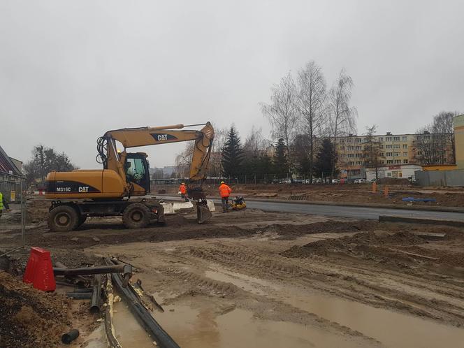 Rozbudowa linii tramwajowej w Olsztynie. Ruch na ul. Wyszyńskiego zostanie przywrócony [ZDJĘCIA]