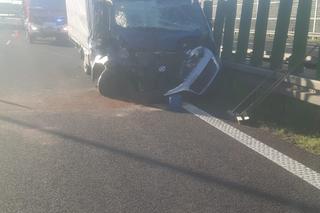 Kolzija na 501 km autostrady A4 w kierunku Krakowa