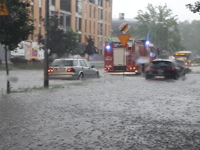Stara Miłosna pod wodą