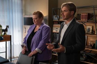 Na dobre i na złe odc. 966. Maks Beger (Tomasz Ciachorowski), Elżbieta Czajkowska (Katarzyna Cynke),