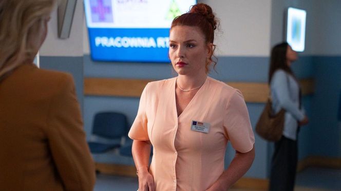 Na dobre i na złe odc. 965. pielęgniarka Majka (Katarzyna Wuczko), Agata (Emilia Komarnicka)