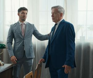 Barwy szczęścia odc. 3126. Justin (Jasper Sołtysiewicz), Henryk Kępski (Zbigniew Suszyński)