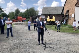 Donald Tusk w Mikołowie przeciwny wywłaszczeniom pod budowę CPK