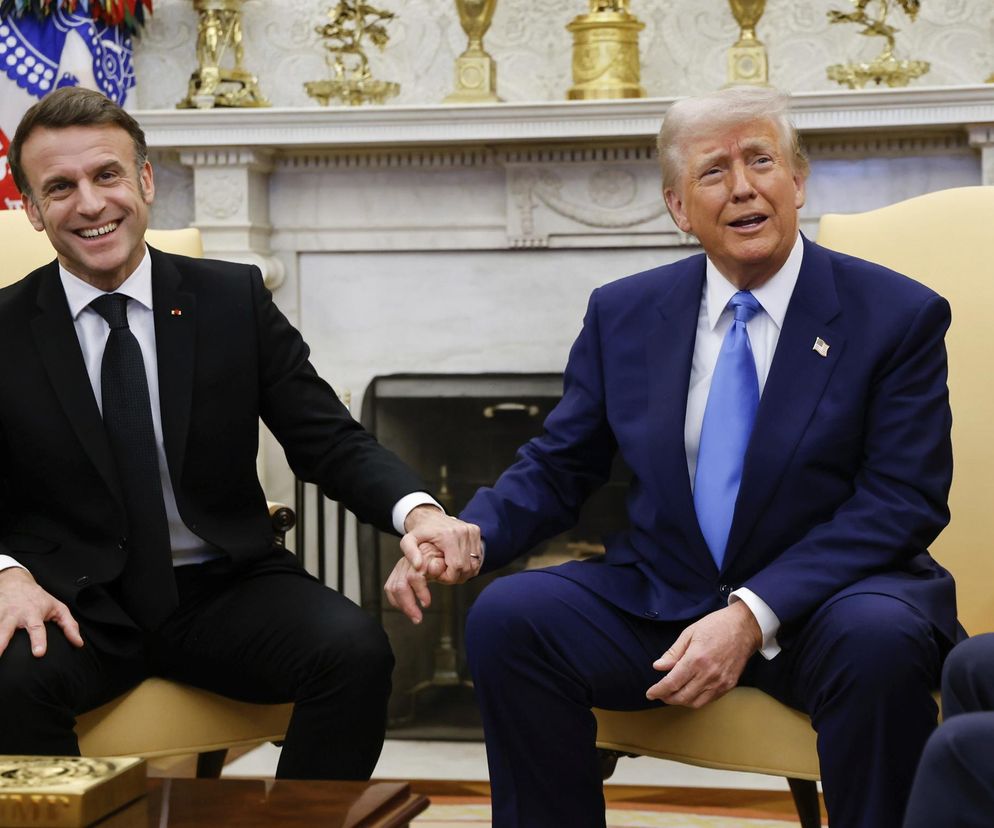 Spotkanie Trump - Macron