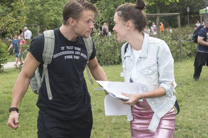 Sebastian Fabijański i Olga Bołądź