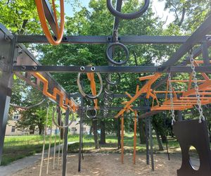 Ninja Park w Lesznie gotowy. To ekstremalny tor przeszkód [ZDJĘCIA]