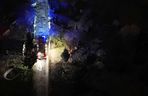 Tragedia na terenie ogródków działkowych. Altanka stanęła w ogniu. W srodku znaleźli zwęglone ciało