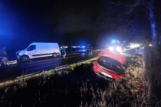 Dwie godziny i dwa wypadki drogowe pod Iławą. Policjanci apelują o rozsądek