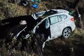 Tragiczna w skutkach kraksa bmw, fiata i volvo. 40-latka nie żyje