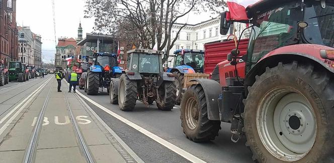 Protest rolników w Bydgoszczy