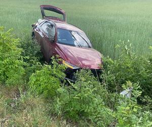 18-latek zginął w wypadku, z samochodu niewiele zostało. Tragedia pod Nidzicą