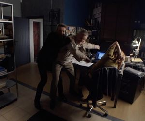 M jak miłość, po wakacjach. nowy wróg Chodakowskich, Jakub Karski (Krzysztof Kwiatkowski), Kama (Michalina Sosna)