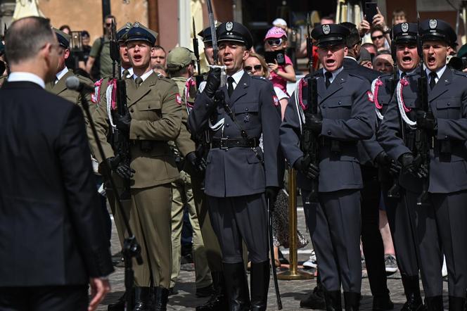 Uroczyste obchody Dnia Flagi w Warszawie