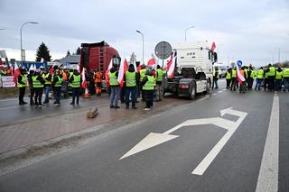 Protest rolników w Medyce