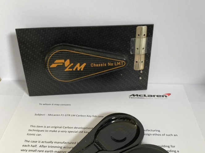 Prototypowy kluczyk do McLarena F1 LM sprzedany za 7100 AUD