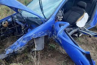 Z auta niewiele zostało! Makabryczny wypadek pod Nowym Sączem