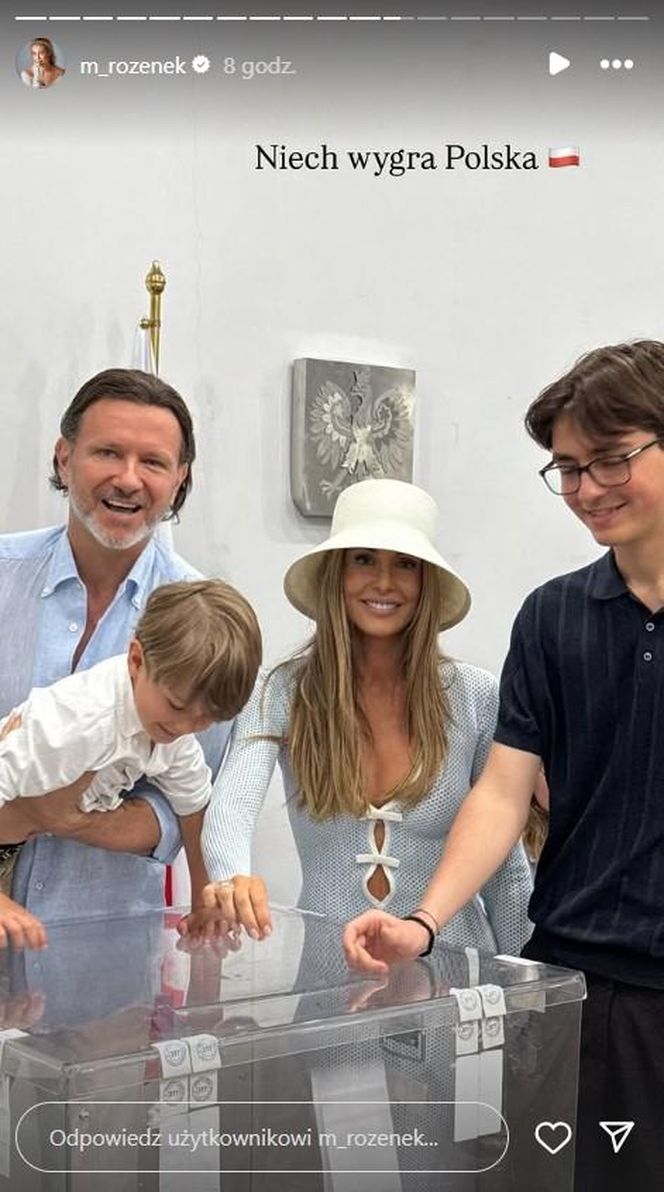 Małgorzata Rozenek-Majdan z rodzina