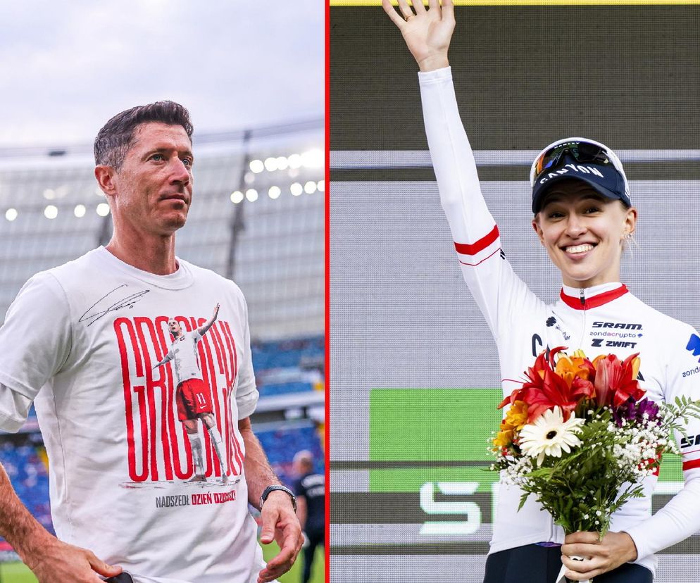 Katarzyna Niewiadoma i Robert Lewandowski