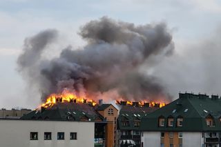 Pożar w Ząbkach (3.07.2025)