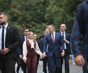 Marta Nawrocka na Narodowym Czytaniu